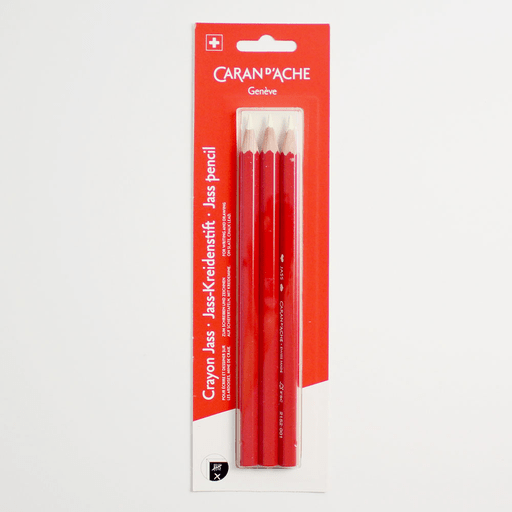 CARAN D'ACHE White Chalk Pencil Set x 3