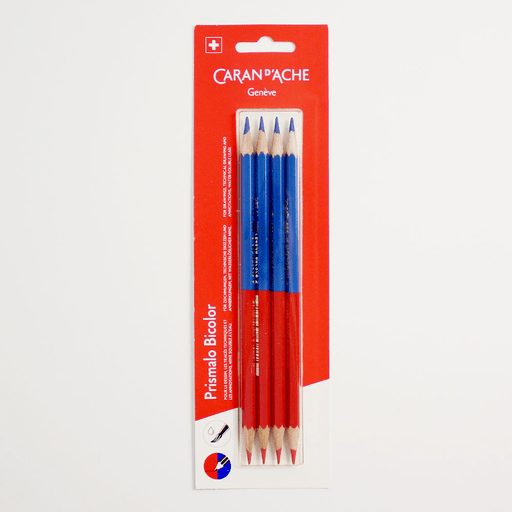 CARAN D'ACHE Prismalo Water-Soluble Bicolor Pencil x 4