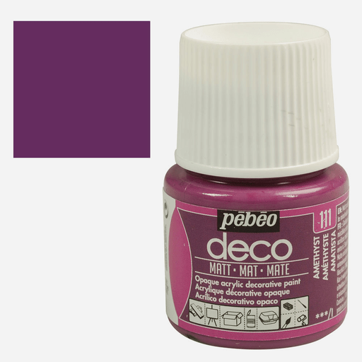 PEBEO Deco Matt Acrylic Paint 45ml Amethyst