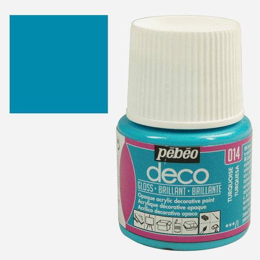 PEBEO Deco Gloss Acrylic Paint 45ml Turquoise