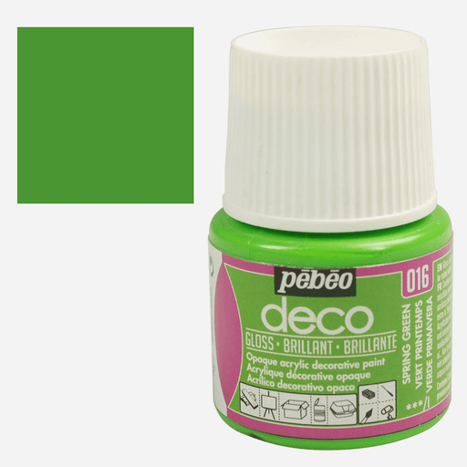 PEBEO Deco Gloss Acrylic Paint 45ml Spring Green