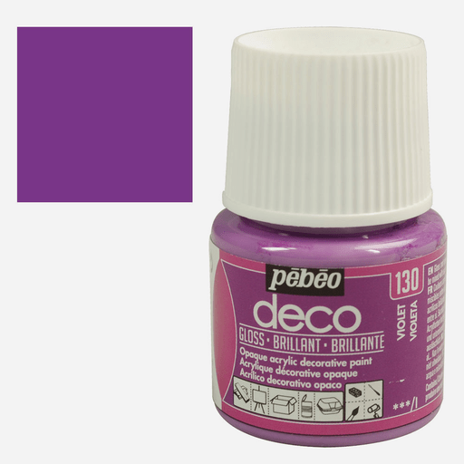 PEBEO Deco Gloss Acrylic Paint 45ml Violet