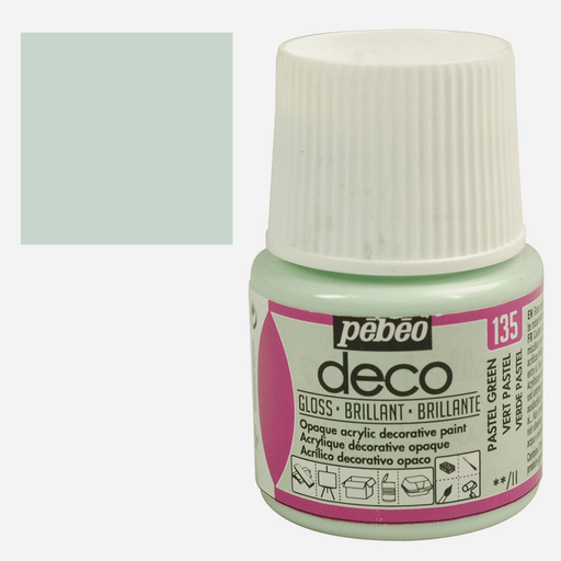 PEBEO Deco Gloss Acrylic Paint 45ml Pastel Green