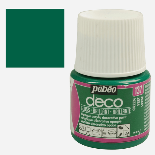 PEBEO Deco Gloss Acrylic Paint 45ml Green
