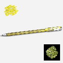 PENTEL Hybrid Dual Metallic Roller Pen Gold