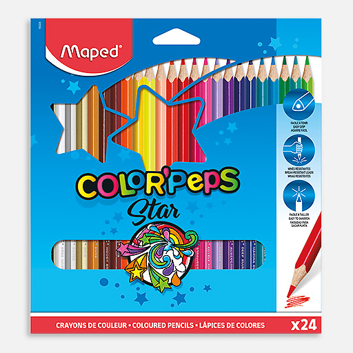 MAPED Color’Peps Star Color Pencil Set x 24