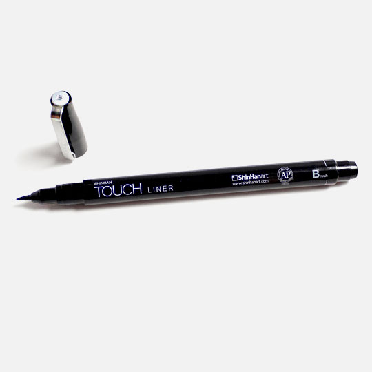 SHINHAN Touch Liner Brush Pen Cool Grey