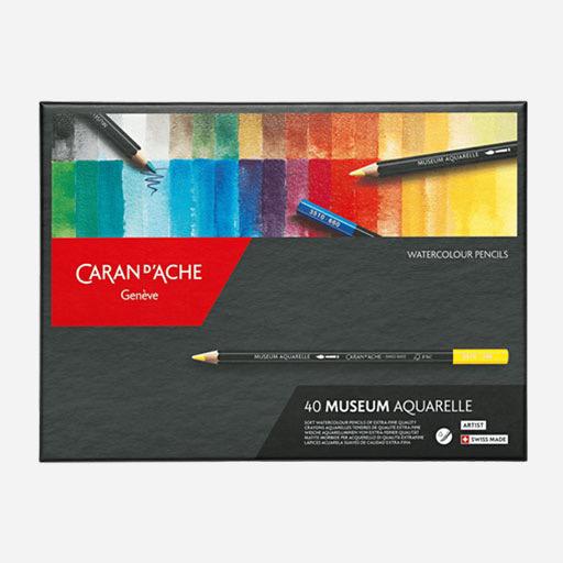 CARAN D'ACHE Museum Aquarelle Watercolor Pencil Set x 40