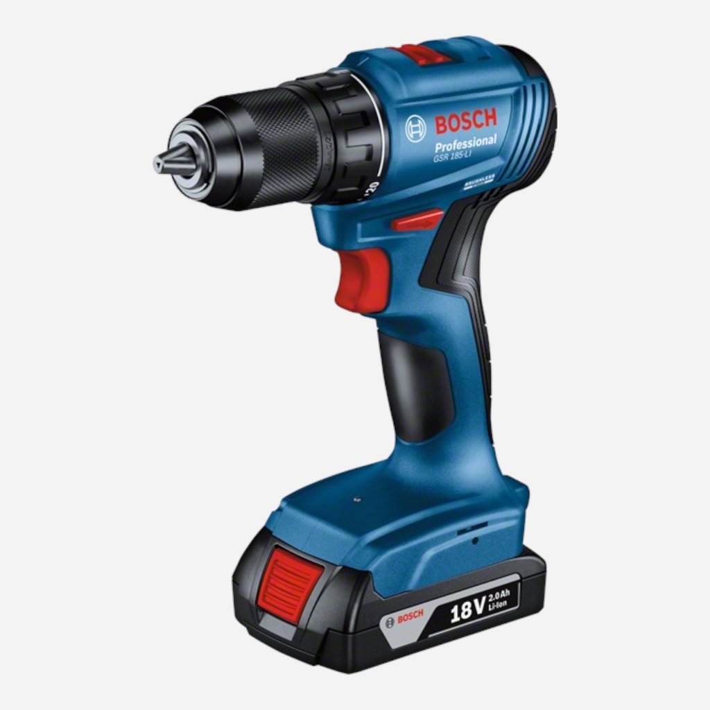 BOSCH Professional Cordless Drill/Driver 18V (Battery 2.0AH & Charger Included)