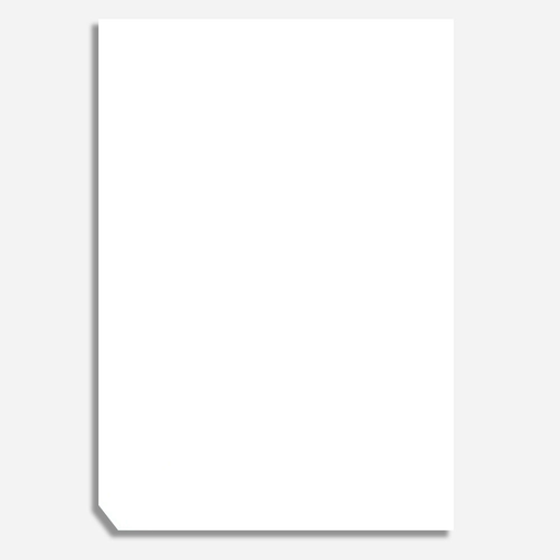 MIDORI MD Cotton Paper Pad Blank 52gsm A4 x 90