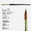 ESCODA Reserva Kolinsky-Tajmyr Round Brush 12