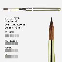 ESCODA Reserva Kolinsky-Tajmyr Gold Travel Brush 6