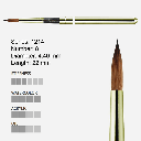 ESCODA Reserva Kolinsky-Tajmyr Gold Travel Brush 8