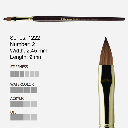 ESCODA Reserva Kolinsky-Tajmyr Filbert Brush 2