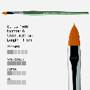 ESCODA Barroco Gold Toray Filbert Brush 6