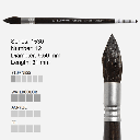 ESCODA Ultimo Tendo Synthetic Squirrel Round Mop Brush 12