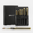ESCODA Reserva Kolinsky-Tajmyr Travel Brush Leather Case Set x 6 (Pre-Order)
