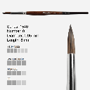 ESCODA Versatil Synthetic Kolinsky Round Brush 0