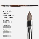 ESCODA Versatil Synthetic Kolinsky Filbert Brush 1