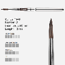 ESCODA Versatil Synthetic Kolinsky Travel Brush 2