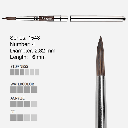 ESCODA Versatil Synthetic Kolinsky Travel Brush 4