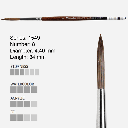 ESCODA Versatil Synthetic Kolinsky Long Round Brush 8