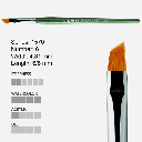 ESCODA Barroco Gold Toray Angular Brush 6