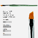 ESCODA Barroco Gold Toray Angular Brush 8