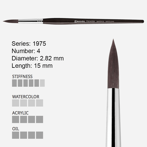 ESCODA Primera Teijin Round Brush 4