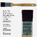 ESCODA Primera Teijin Flat Brush 30