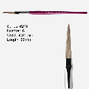 ESCODA Bravo Filleting & Lettering Ox Filbert Brush 6