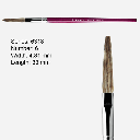 ESCODA Bravo Filleting & Lettering Ox Bright Brush 6