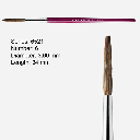 ESCODA Bravo Filleting & Lettering Ox Bright Brush 6