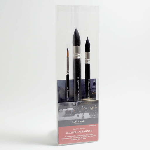 ESCODA Artist Alvaro Castagnet Brush Set 2 x 3