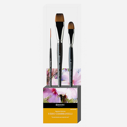 ESCODA Artist Fabio Cembranelli Brush Set 2 x 3