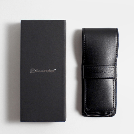 ESCODA Synthetic Leather Brush Case For 3 Travel Brushes