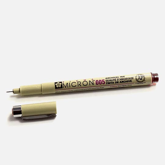 SAKURA Pigma Micron Pen 005 Sepia