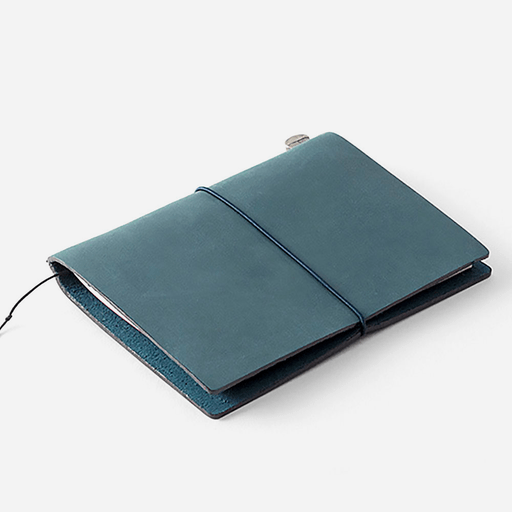 TRAVELER'S Passport Leather Blue