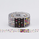 BANDE Washi Tape 20mm Polka Dot Black
