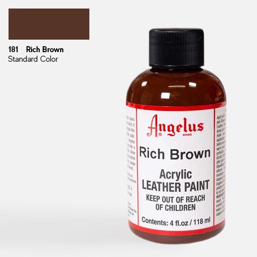 ANGELUS Acrylic Leather Paint 118ml Rich Brown