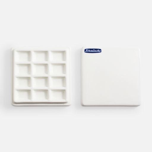 SCHMINCKE Porcelain Palette With Cover 12-Well