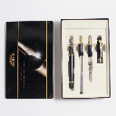 HERO 7032 Fountain Pen Fude Nib Metal Tin Set