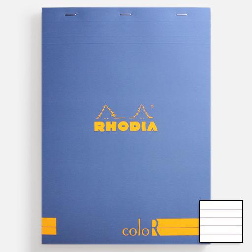 RHODIA Basics “R” Lined Notepad 90gsm A4 x 70 Sapphire Blue
