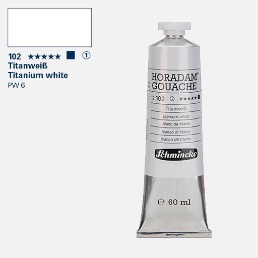 SCHMINCKE Horadam Gouache 60ml Titanium White