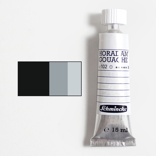 SCHMINCKE Horadam Gouache 15ml Ivory Black