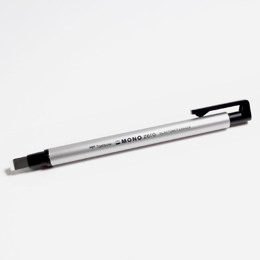 TOMBOW Mono Zero Eraser 2.5mm x 5mm Silver