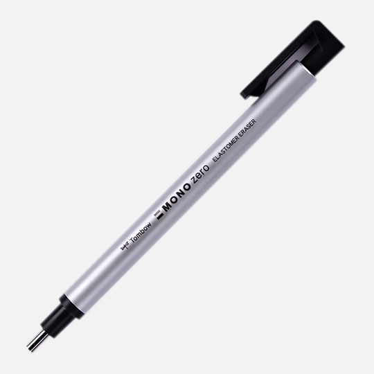 TOMBOW Mono Zero Eraser 2.3mm Silver