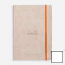 RHODIA White Paper Dot Softcover Goal Book 90gsm A5 x 120 Beige