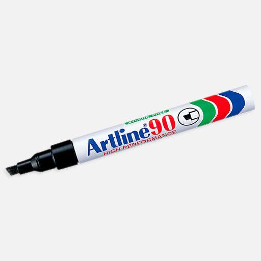 ARTLINE 90 Permanent Marker Chisel Tip Black