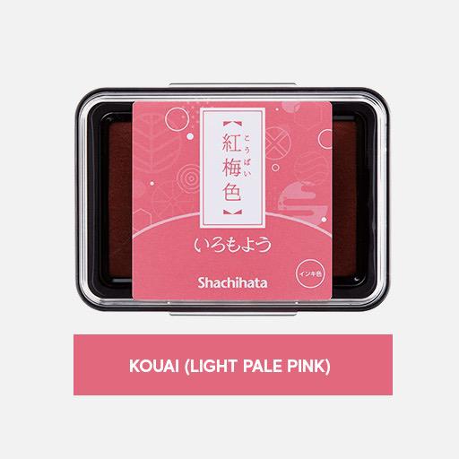 SHACHIHATA Iromoyou Ink Pad Kouai (Light Pale Pink)